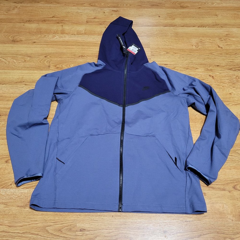 Nike Sportswear Tech Fleece Windrunner Full-Zip Hoodie   CJ4277-491 MENS SIZE L